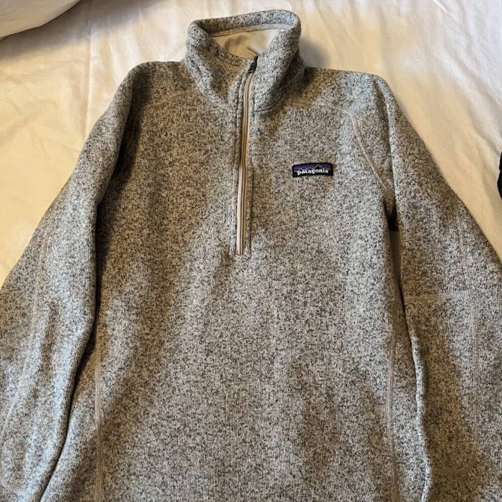 Patagonia Tan Quarter Zip Fleece - XS